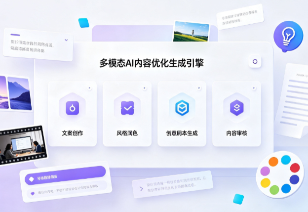 咸丰县AI智能内容优化创新 多模态生成技术丰富数字内容创作生态