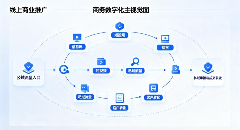 咸丰县线上商业推广怎么做？全域流量闭环搭建与低成本转化实战指南